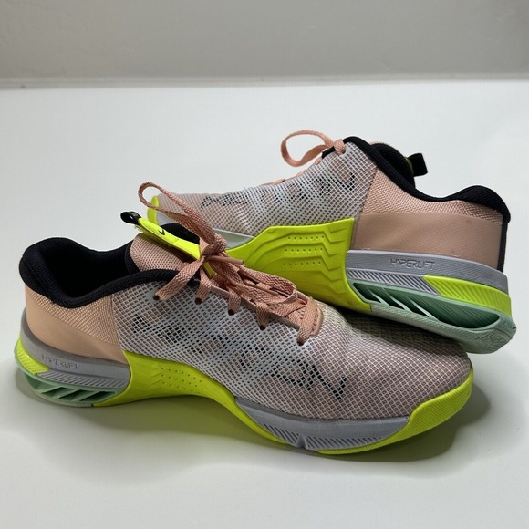 Nike Women's Size 9 Metcon 8 Arctic Orange Volt DO9327-800 Training Shoes - Picture 7 of 16